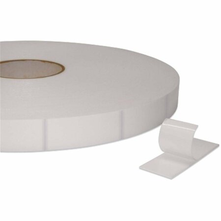 BOX PARTNERS Tape Logic  1 x 3 in. 0.062 in. Thick Polyethylene Double Sided Foam Strips, White - Roll of 324 T95217